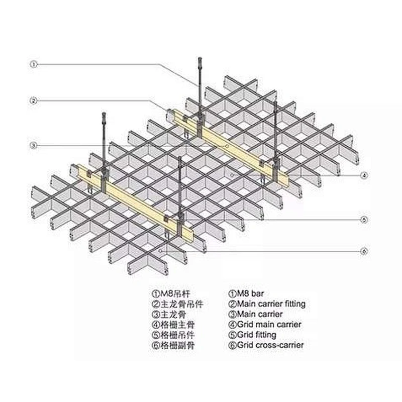 Grille ceiling metal stud making machine