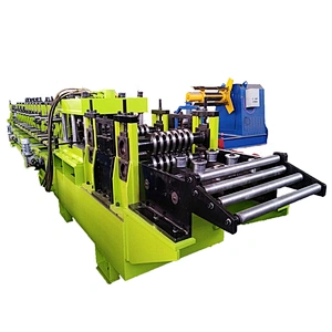 Interchangeable c/z purlin rolls forming machine