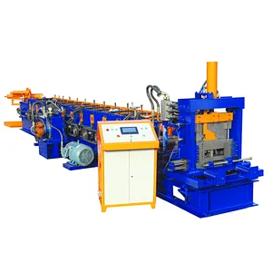 C purline from 80 to 400mm rolling forming machine with different embossing ribs