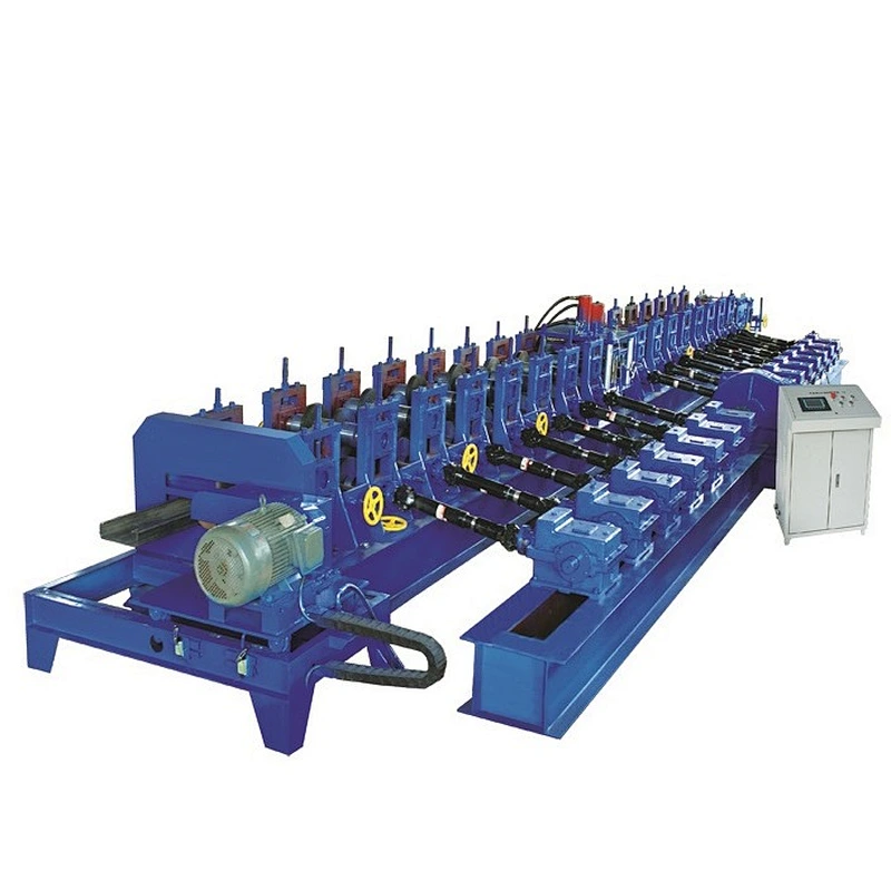 C purline from 80 to 400mm rolling forming machine with different embossing ribs