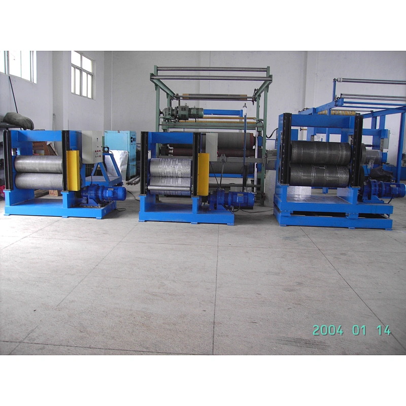 Simulation brick pattern metal embossing production line