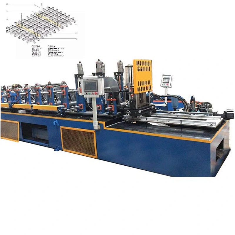 Grille ceiling metal stud making machine