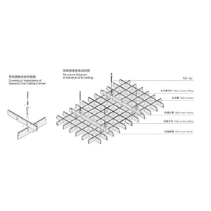 Grille ceiling metal stud making machine