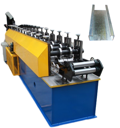 C U channel light keel gauge steel metal stud and track roll forming machine studs