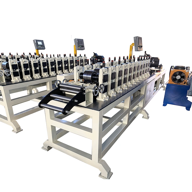 Suspended ceiling system metal furring channel rolling machine