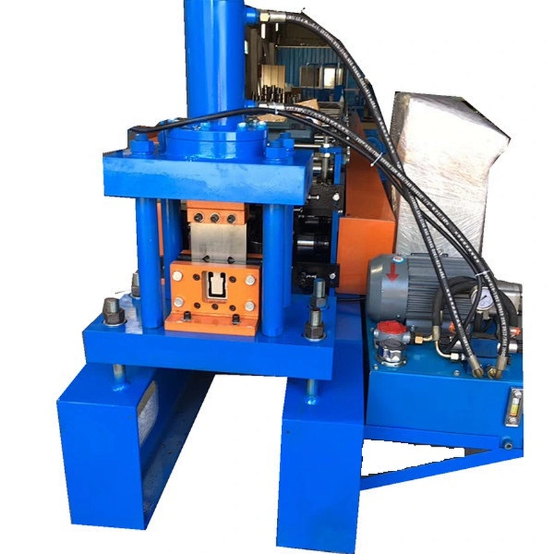 Solar mounting structure strut channel rolling forming machine