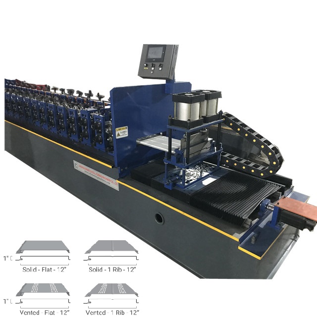 Soffit panel rolling forming machine