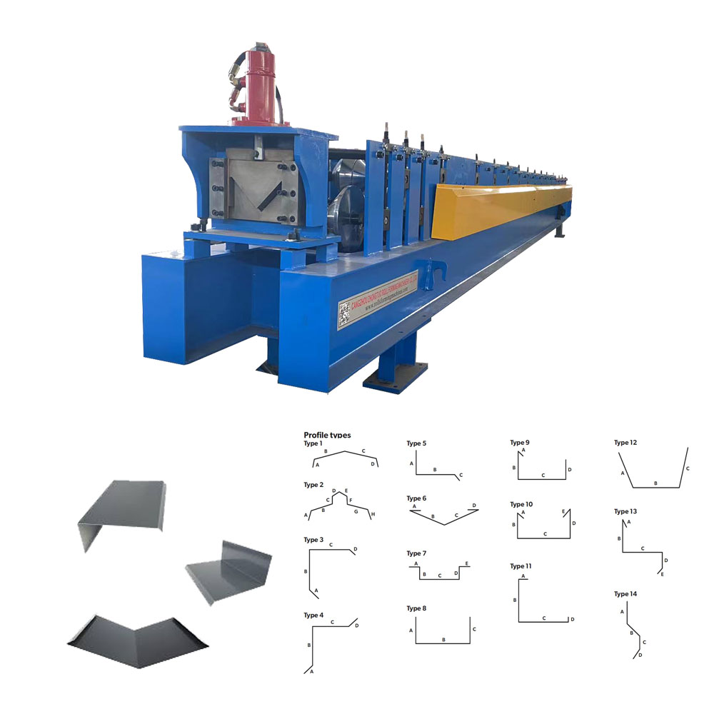 Roofing Flashing making Machine roofing corner roll former ridge cap former