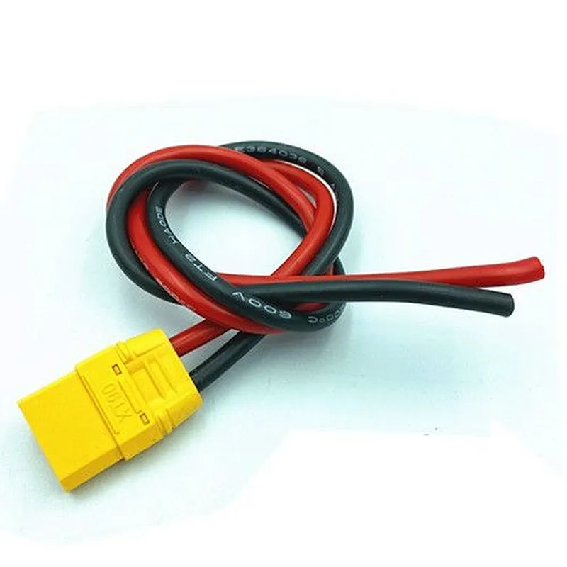 XT90 Battery 12AWG Silicone Wire 40cm Connector Plug for isdt Charger input line