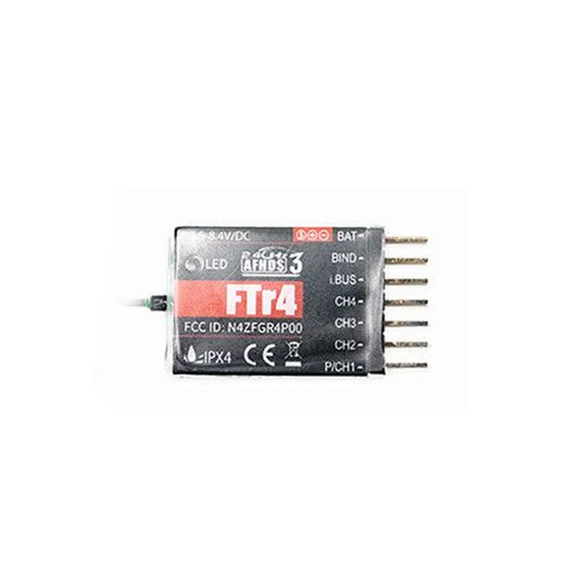 FlySky FTr4 2.4GHz 4CH AFHDS 3 RC Receiver Support PWM/PPM/I.bus/S.bus  remote control parts