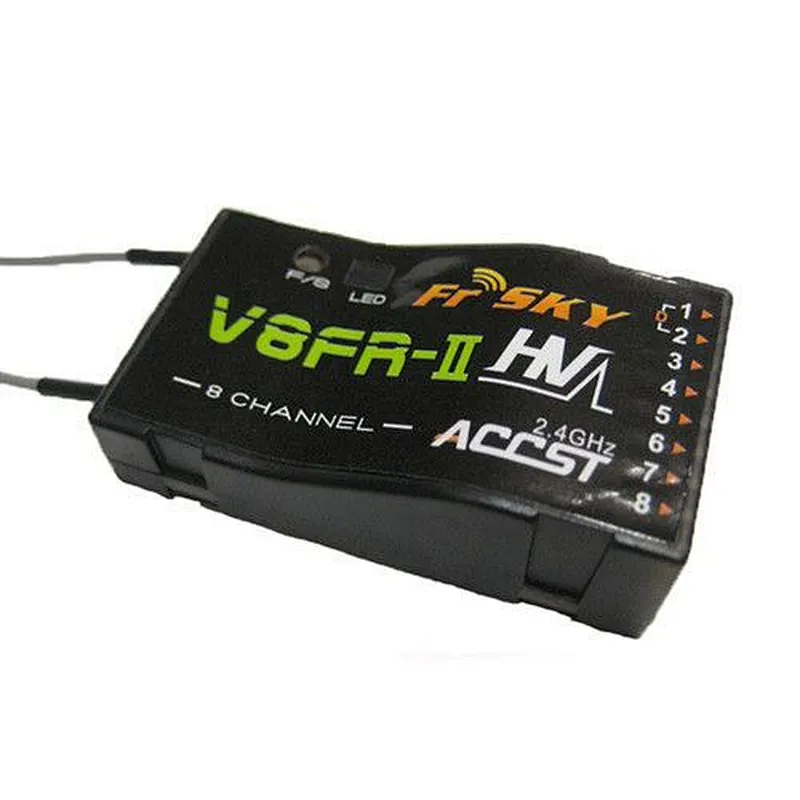 FrSky V8FR-II 2.4G 8CH Receiver HV Version for Radio Transmitter  drone