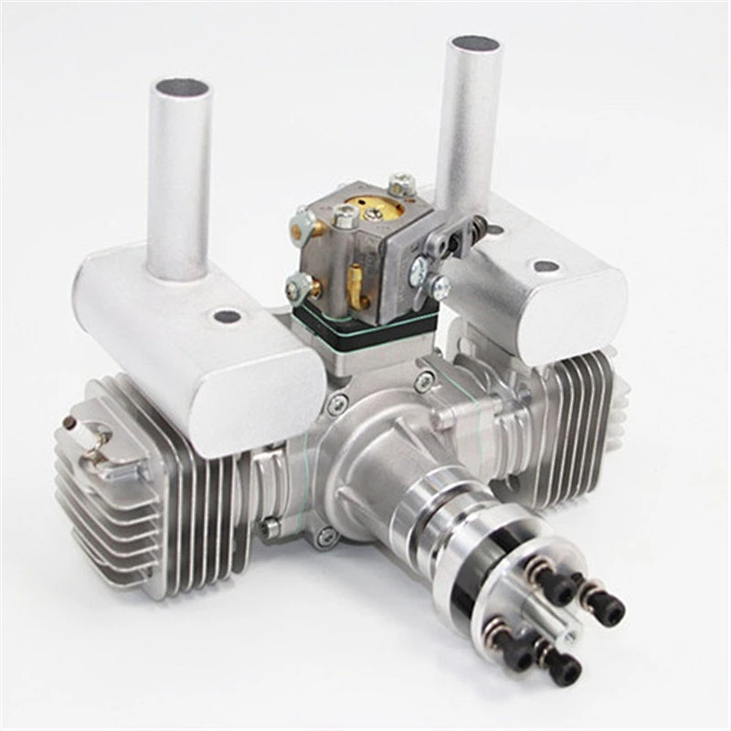 RCGF 40cc Twin Cylinder Petrol/Gasoline Engine Dual Cylinder with Muffler/Igniton/Spark Plug for RC Model Airplane