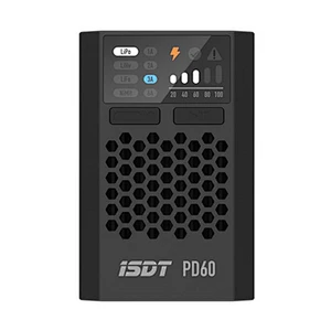 ISDT & URUAV PD60 60W 1A/2A/3A/6A Type-C Input Battery Balance Charger Quick Charging for 1-4S Lipo Battery