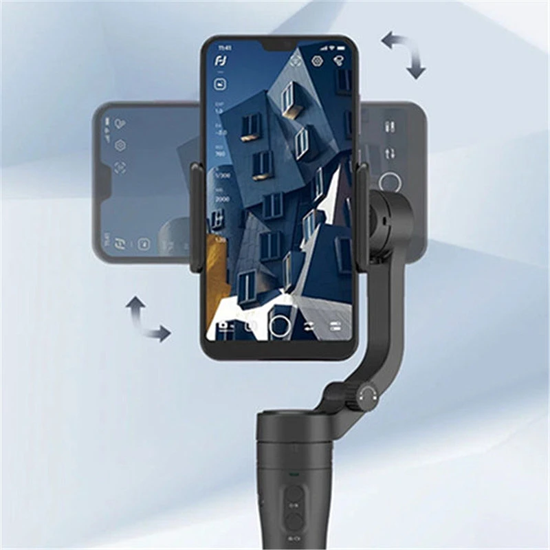 Feiyu Tech VLOG Pocket 3-Axis Foldable Steady Handheld Gimbal Stabilizer For Filmmakers iPhone 11/11pro/ Xs/Xs Max/Xr/X
