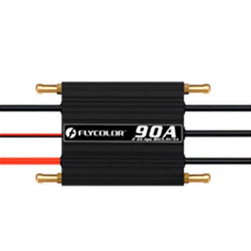 FlyColor large power Waterproof Brushless 90A ESC With 5.5V / 5A 2-6s BEC For RC Boat