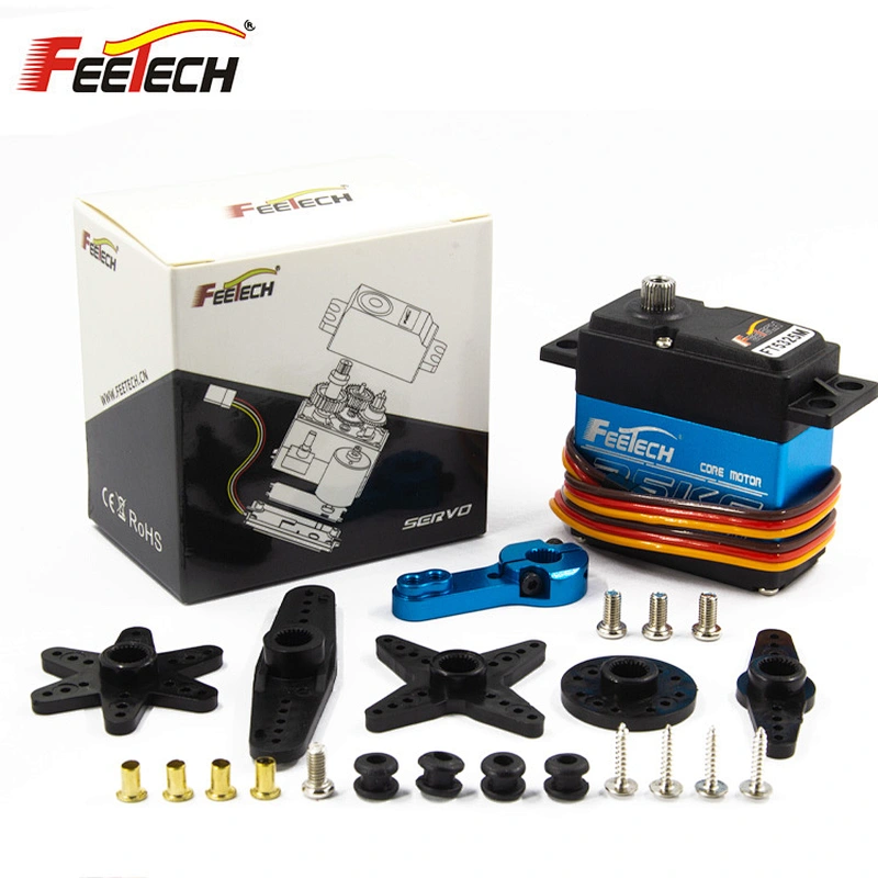 2020 New 100% Waterproof servo 20KG 25KG 35KG high speed metal gear digital RC Car servo baja servo 25T Arm for 1/8 1/10 RC Cars