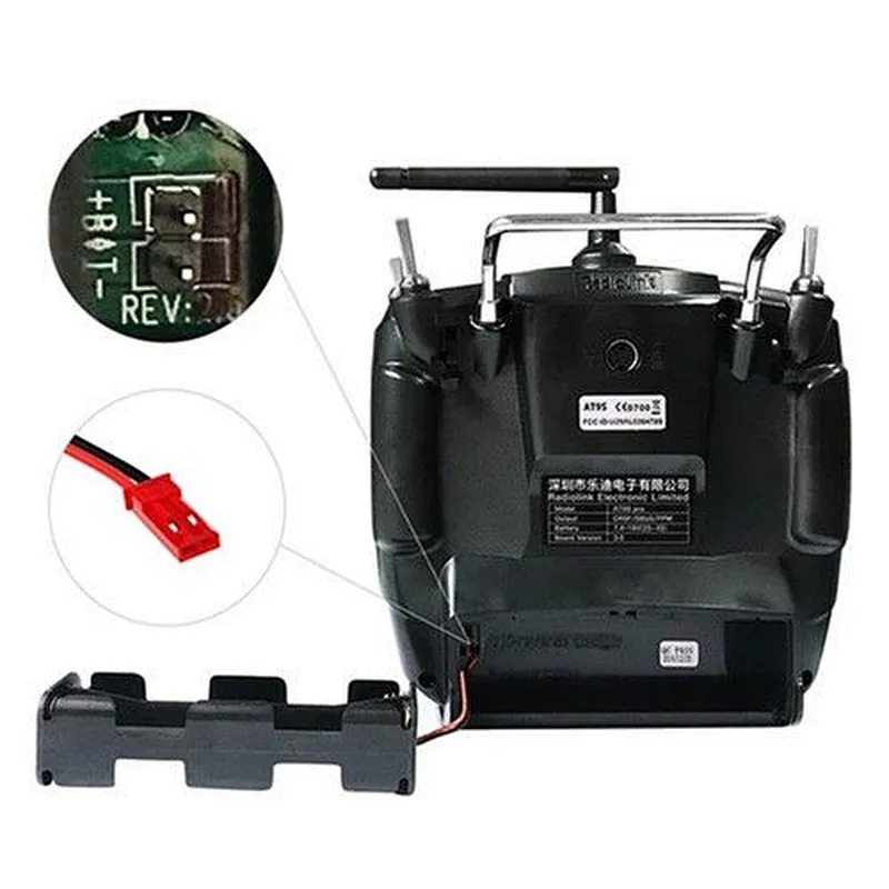 Radiolink AT9S Pro 2.4G 12CH DSSS FHSS Transmitter with R12DSM Receiver Compatible TBS Crossfire Module for RC Drone