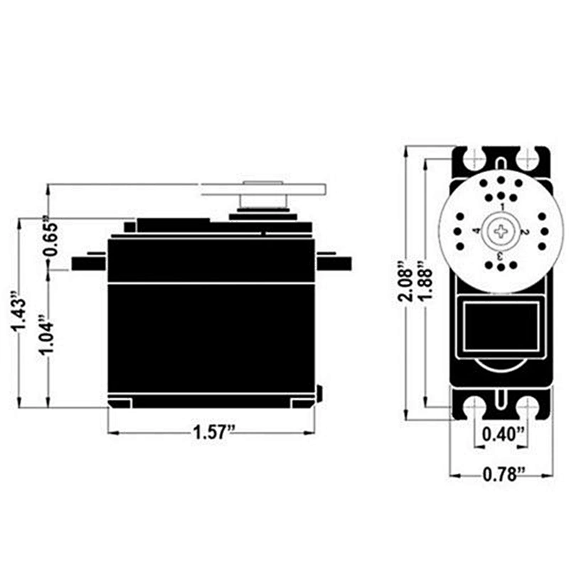 HiTec HS-311 Standard Steering Engine Standard Economy Servo for rc parts