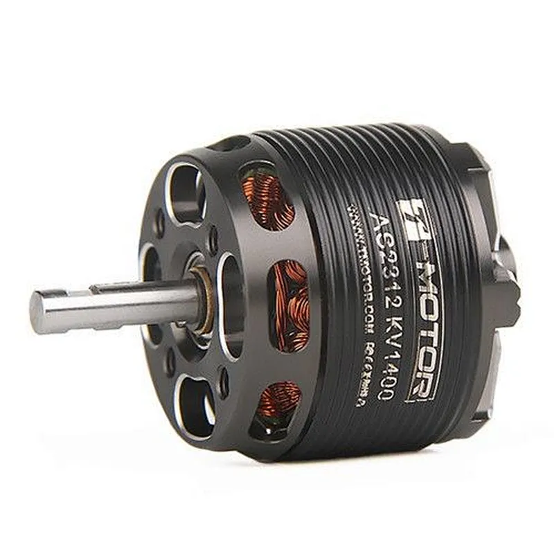 T-MOTOR AS 2312 Long Shaft 1400KV 3S-4S Brushless Motor for Fixed Wing Aircraft
