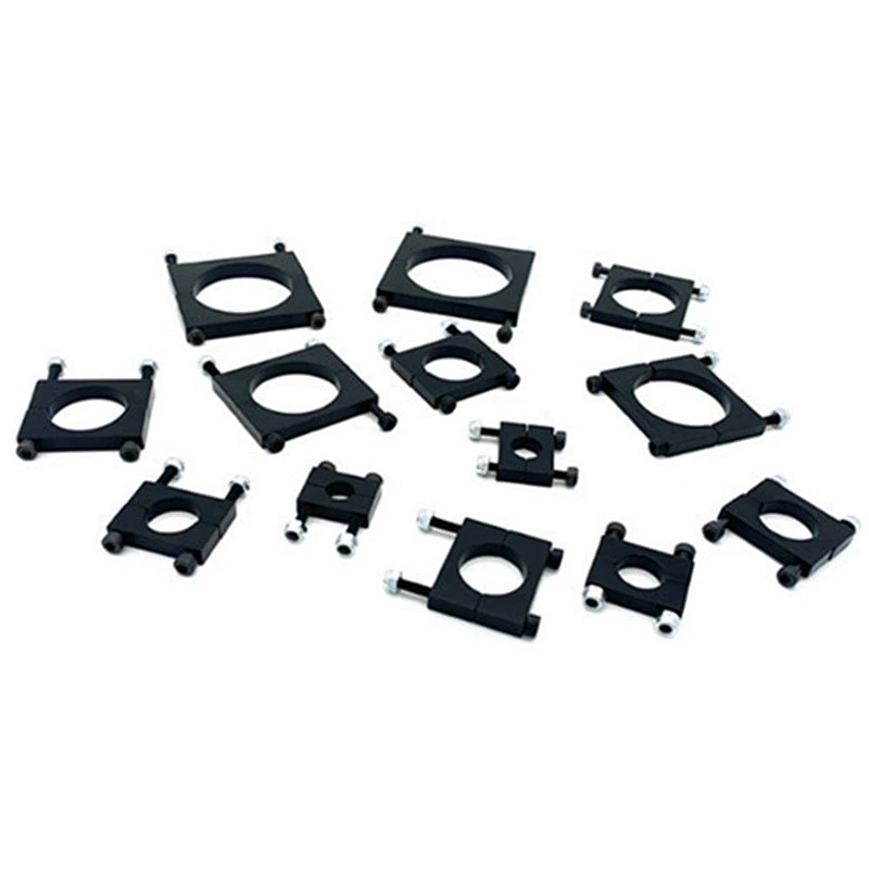 UAV 10mm aluminum alloy pipe clamp for rc aircraft accessories carbon fiber tube Tube Clamps multi-axis plant protection