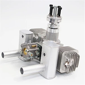RCGF 40cc Twin Cylinder Petrol/Gasoline Engine Dual Cylinder with Muffler/Igniton/Spark Plug for RC Model Airplane