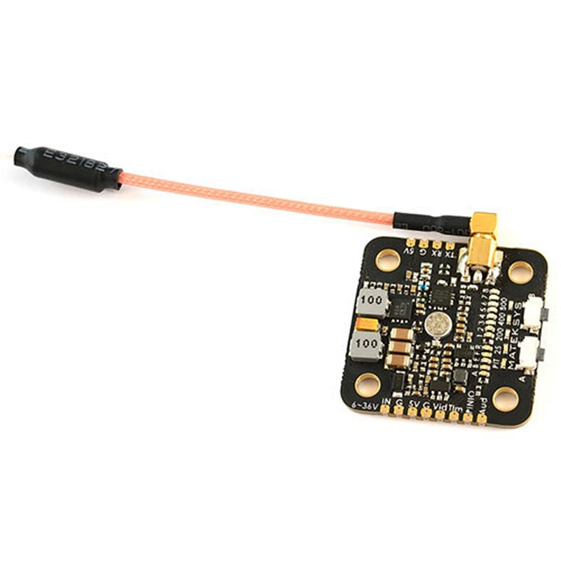 Matek System Mateksys mini VTX 5.8G 40CH Pit/25/200/400/800mW FPV Video Transmitter VTX