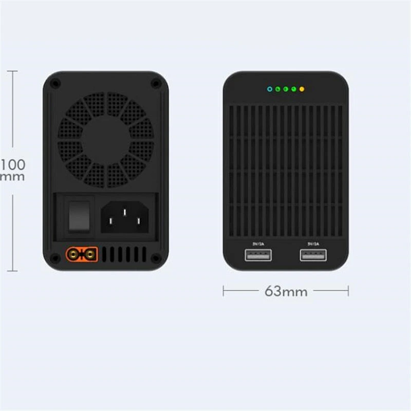ISDT SP2425 BattGo 600W 25A LED Indicator Light Smart Power Supply Adapter With Dual USB Charging Output
