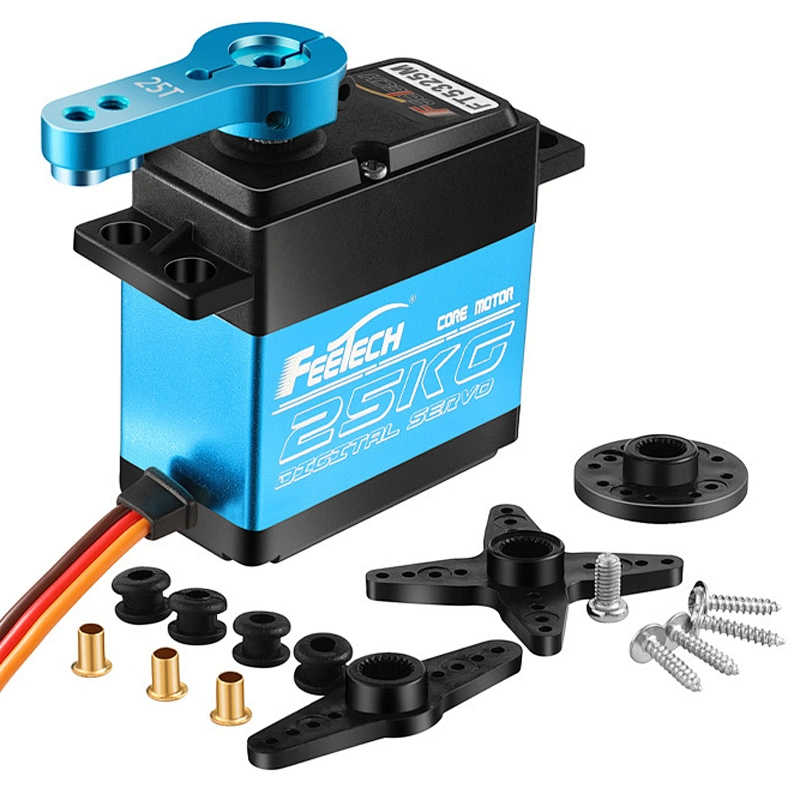 2020 New 100% Waterproof servo 20KG 25KG 35KG high speed metal gear digital RC Car servo baja servo 25T Arm for 1/8 1/10 RC Cars