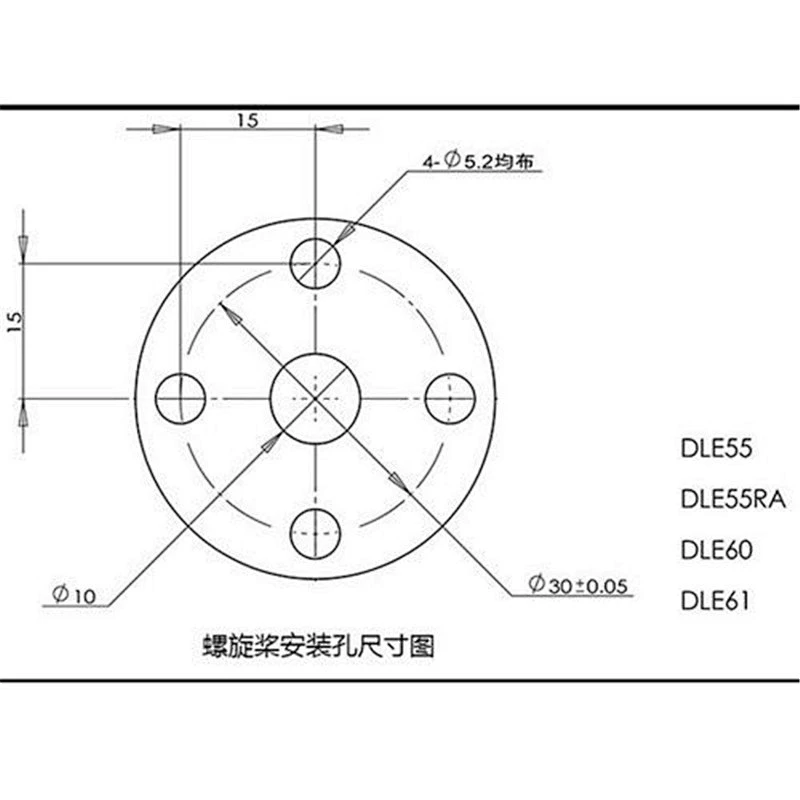 DLE Original New DLE55 55cc DLE Single Cylinder 2-Strokes Gasoline / Petrol Engine for RC Airplane