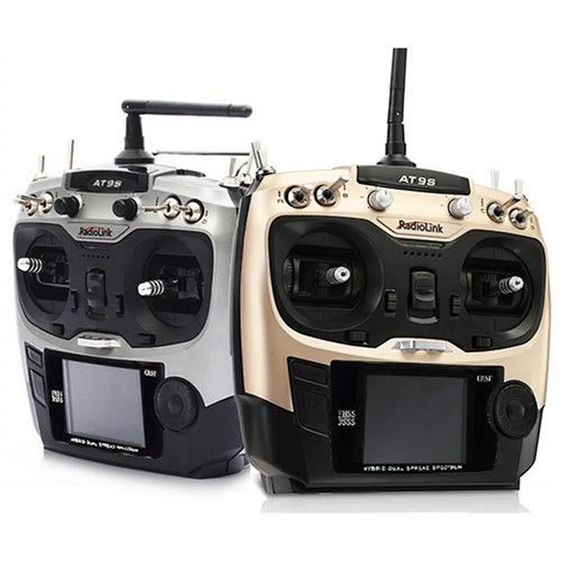 Radiolink AT9S Pro 2.4G 12CH DSSS FHSS Transmitter with R12DSM Receiver Compatible TBS Crossfire Module for RC Drone