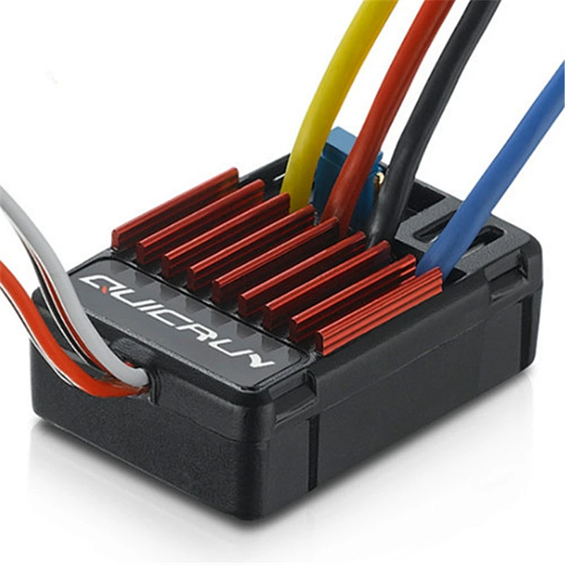 Original HobbyWing QuicRun 1060 60A Brushed Electronic Speed Controller ESC For 1:10 RC Car Waterproof TRX-4 Axial scx10 II TRX6