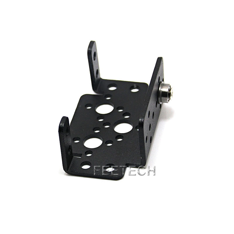 Part & Accessories DIY aluminum alloy black servo brackets Serial Bus Servo/Dual-axis digital servo for DIY bionic robot joint r