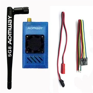 Aomway 5.8G 1000mW Audio/Video AV 1W Transmitter & 5.8G Receiver w/Antenna for rc quadcopter