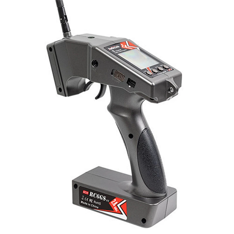 Radiolink RC6GS V2 2.4G 6CH Transmitter+R7FG Gyro Inside Receiver 600 meters remote control distance For RC Car Boat Model Parts