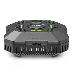SKYRC E4Q 4x50W 4x5A DC 2-4S LED Multi-function Smart Battery Balance Charger with XT60 Input for 2S/3S/4S LiPo battery charge