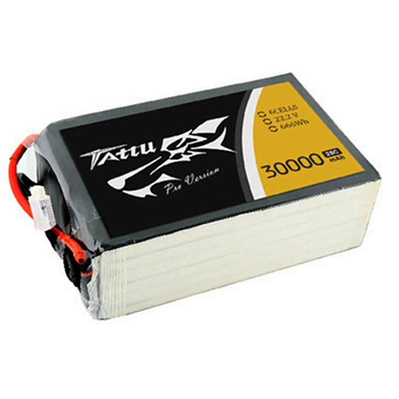TATTU 30000mAh 25C 22.2V 6S1PBattery For DJI S900 DJI Spreading Wings S1000+ done