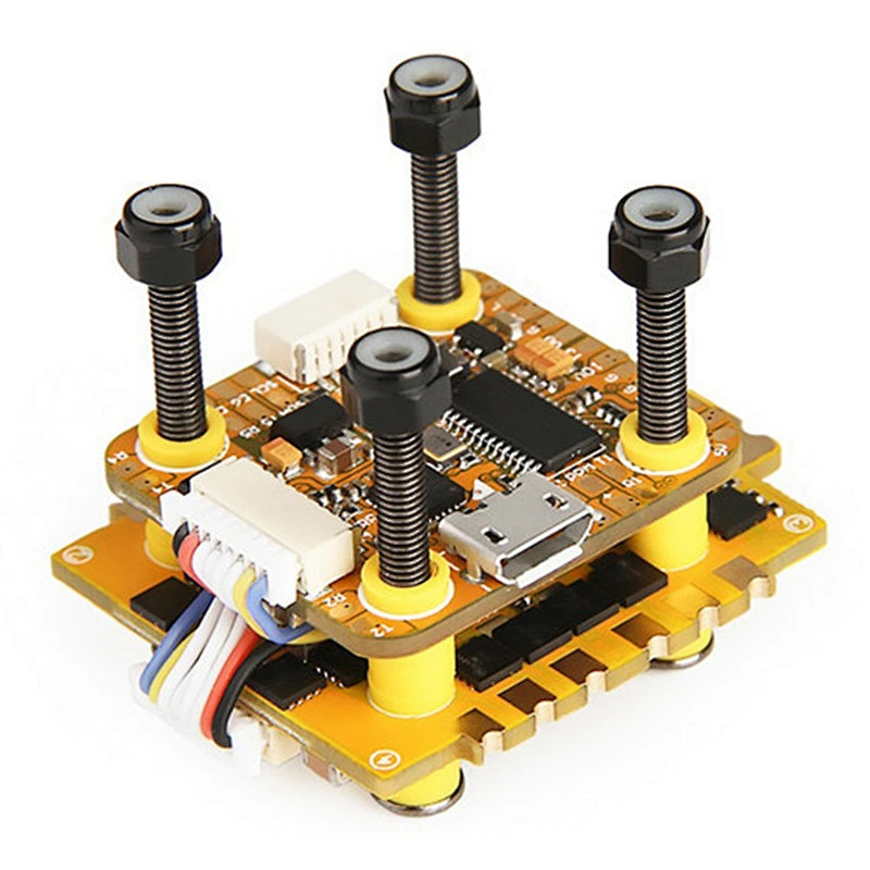 20*20mm T-Motor Mini F45A 4IN1 ESC+Mini F7 Flight Controller OSD FPV Combo RC Stack for FPV Racing RC Drone