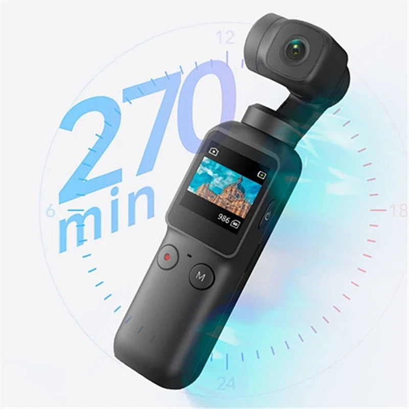 Feiyu Pocket New Smart Tracking Compact HD 4K 6-axis Stabilized Handheld Camera Gimbal Autofocus Anti-Shake