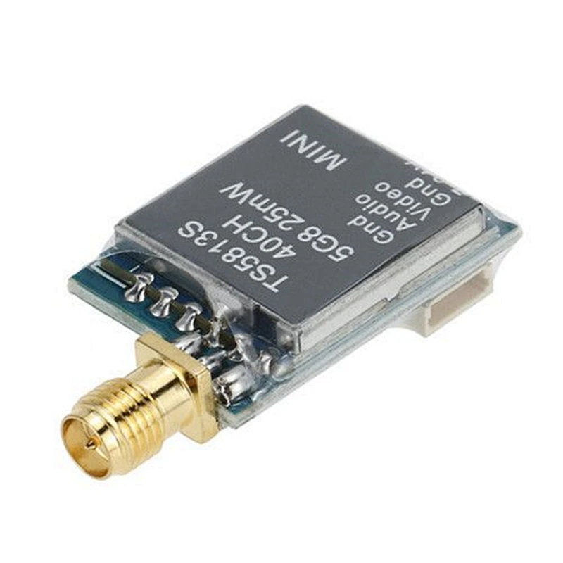 FPV TS5813S Mini Image Transmission 5.8G 25mW 40CH Wireless Transmitter for Multicopter