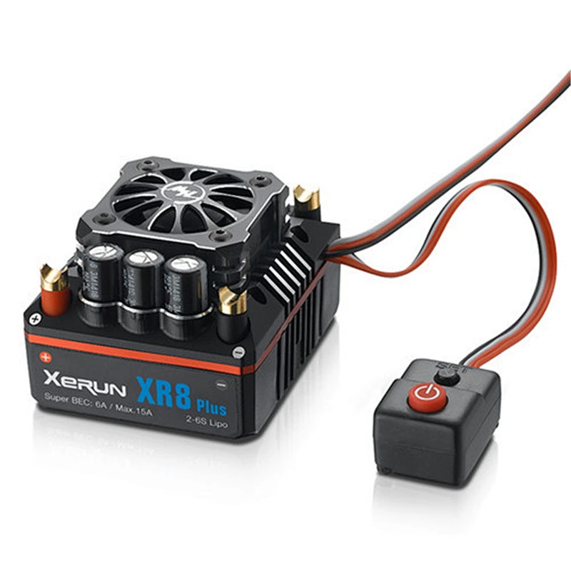 HobbyWing XeRun XR8 Plus 150A brushless sensored ESC For 1/8th Touring Car/Buggy/Truck Competitions 4S LiPo