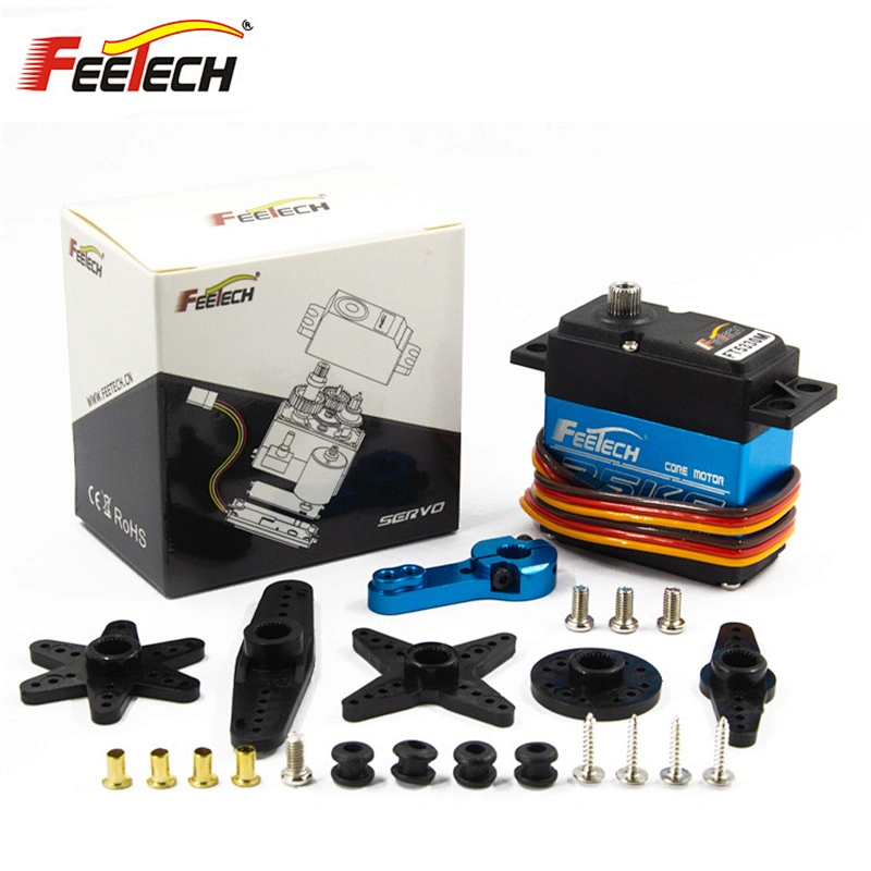 2020 New 100% Waterproof servo 20KG 25KG 35KG high speed metal gear digital RC Car servo baja servo 25T Arm for 1/8 1/10 RC Cars