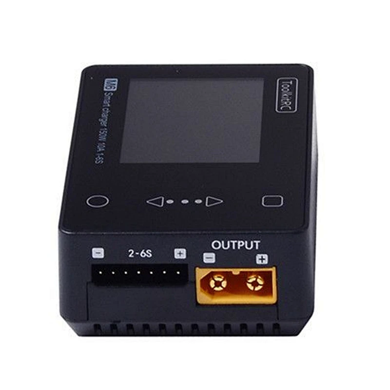 ToolkitRC M6 DC 150W 10A LCD 2-6S Lipo Battery Smart Balance Charger With Voltage Servo Checker Receiver Signal Tester Function