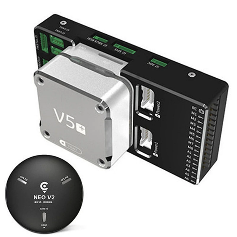 CUAV New RC Parts V5+ Autopilot Flight Controller with NEO GPS V2 Module for FPV Drone Quadcopter Helicopter