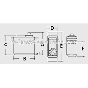 MG90S metal gear servo 9g micro servo motor for robot