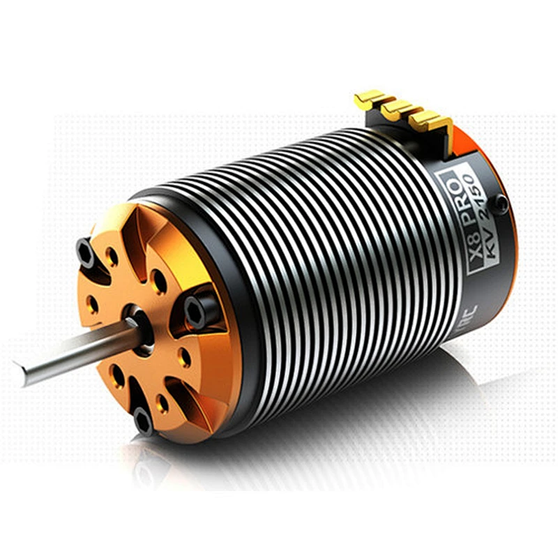 SKYRC TORO X8 PRO T6 Aluminum Shell Brushless Motor 2150KV/2350KV Sensor motor For 1/8 scale competition RC Car Model Parts