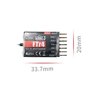 FlySky FTr4 2.4GHz 4CH AFHDS 3 RC Receiver Support PWM/PPM/I.bus/S.bus  remote control parts