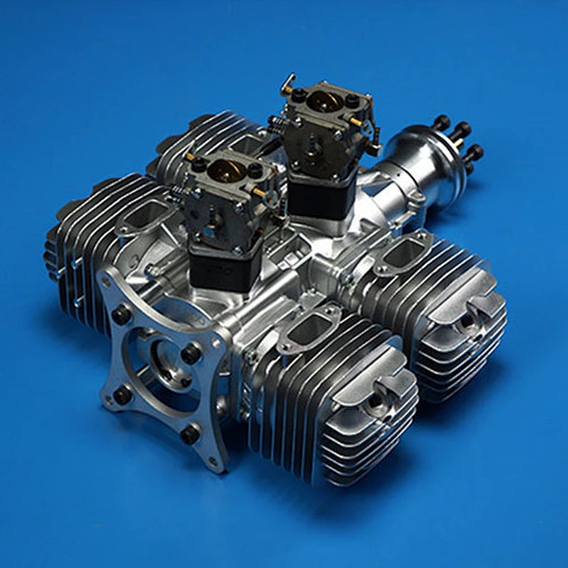 DLE 220CC DLE222 Gasoline Engine W/Electronic lgniton &Muffler lighter 4.8V-8.4V For RC Airplane Parts