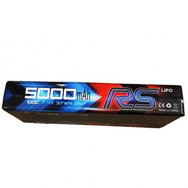 Gens ace 5000mAh 2S1P Hard Case 100C 7.4V Lipo Battery Pack for Rc Cars #10 Racing Series