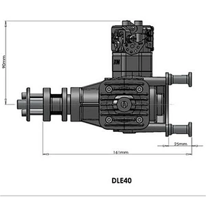 DLE40 DLE 40 cc original GAS Engine For RC Airplane model hot sel DLE-40 DLE for RC airplane