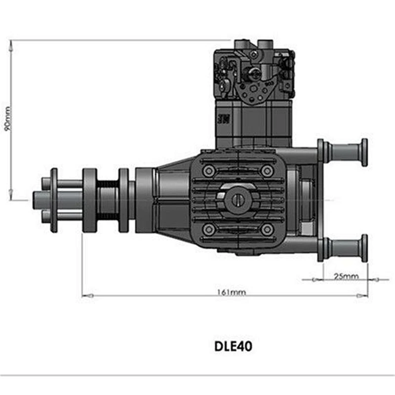 DLE40 DLE 40 cc original GAS Engine For RC Airplane model hot sel DLE-40 DLE for RC airplane